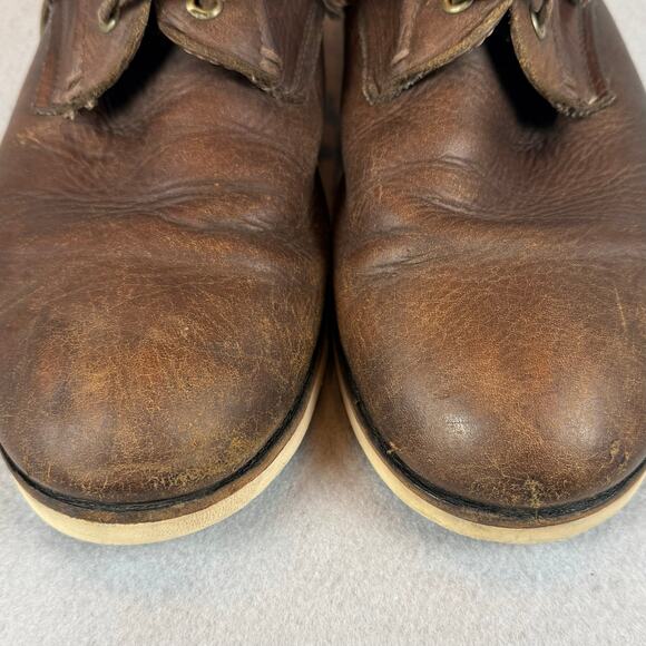 J Shoes Brown Leather Rider Boots Mens Size 10.5 30101-0806 - Picture 11 of 12